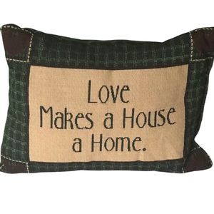 45%OFF Home Decorative Accent Pillow Love Makes A House A Home